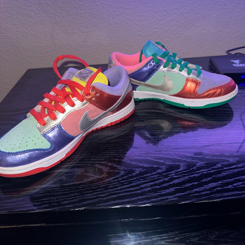 Nike multicolored dunk sneakers